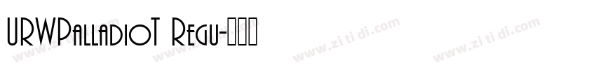 URWPalladioT Regu字体转换